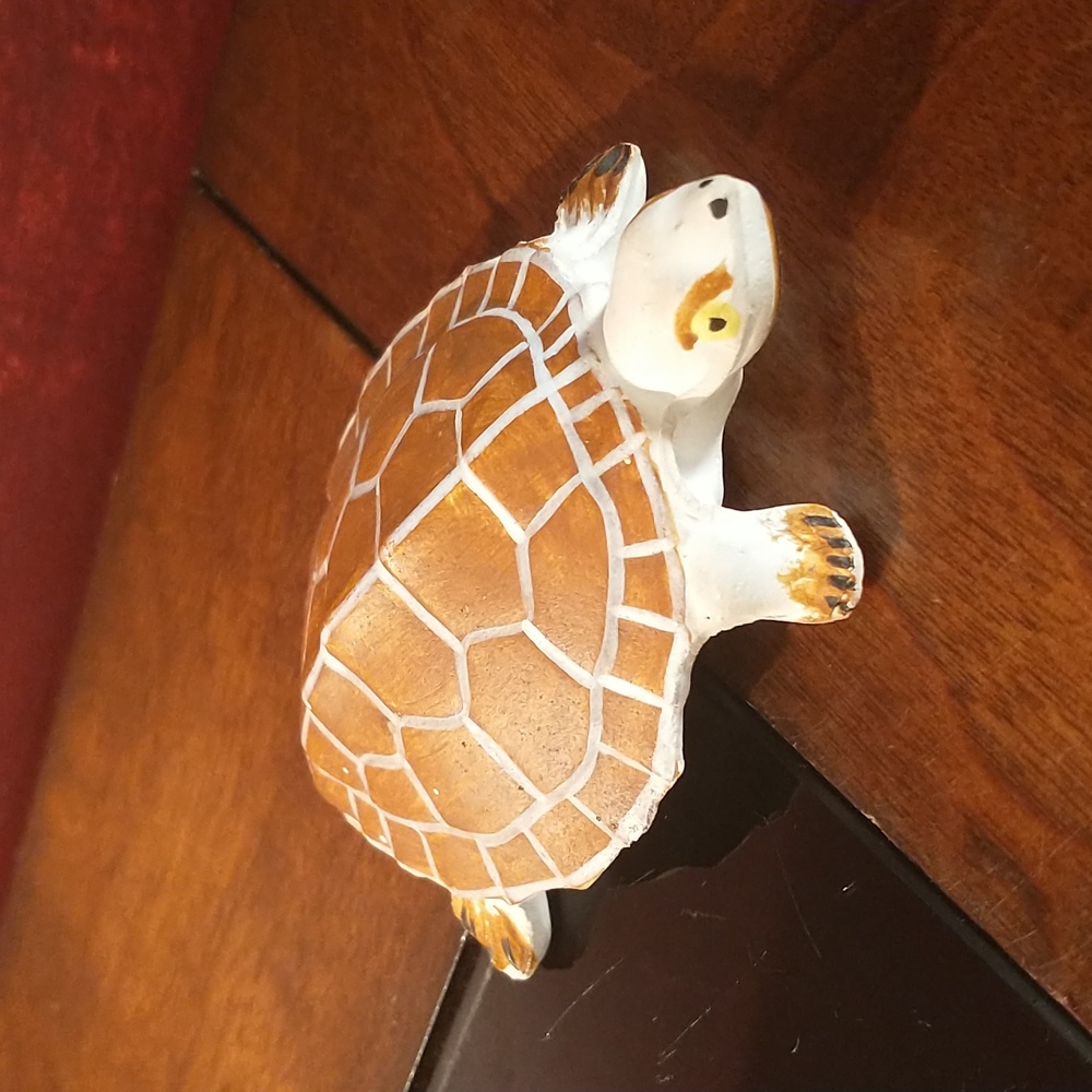Jemez Pueblo Clay Hand Painted Turtle